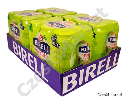Zgrzewka 24 x Piwo BEZalkoholowe Birell w puszce 330 ml - pomelo i grejfrut napój