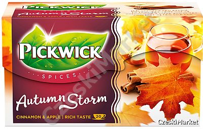 Pickwick czarna herbata jabłko z cynamonem - jesienna burza