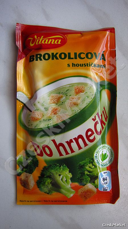Zupa brokułowa z grzankami 21g gorący kubek Vitana bez oleju palmowego