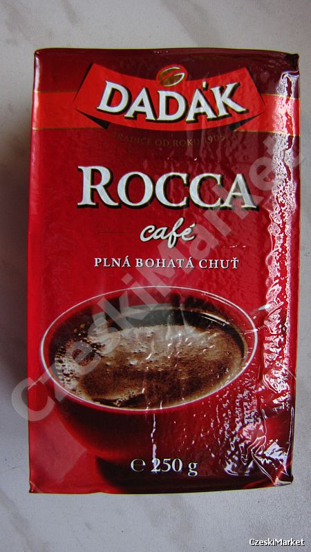 Kawa Dadak, Rocca, pełen, bogaty smak 250 g Arabica i Robusta