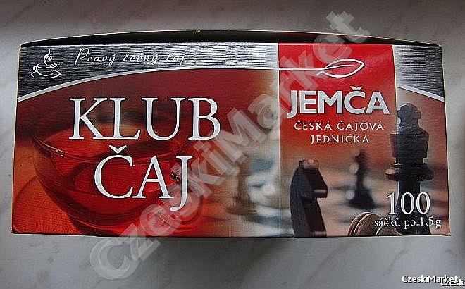 Jemca Klub Herbaty 100 szt -  herbata czarna angielskiego typu english
