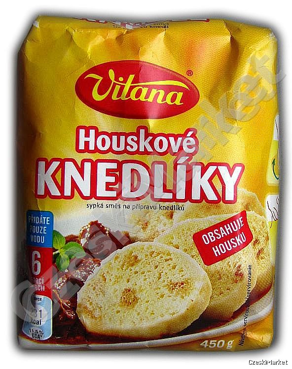 Knedliki Vitana houskove - bułkowe - 6 porcji (26 knedlików), Vitana, 450g