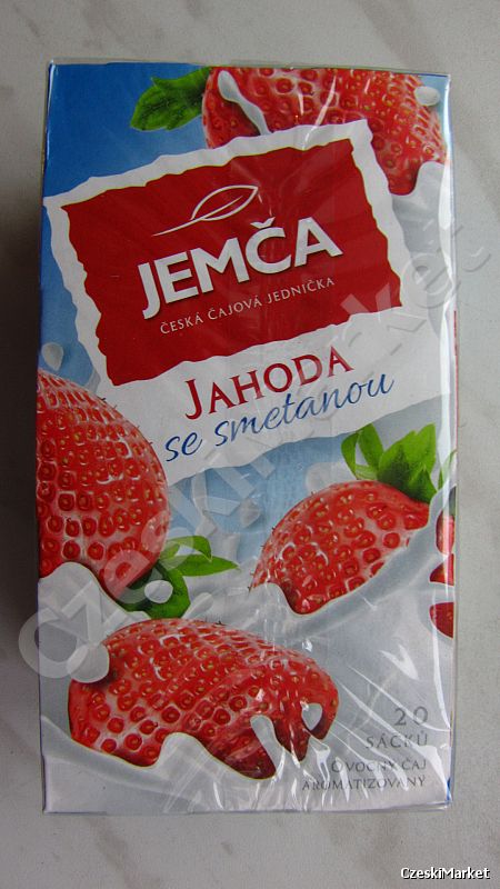 Jemca - Herbata Truskawki ze Śmietaną - 20 torebek