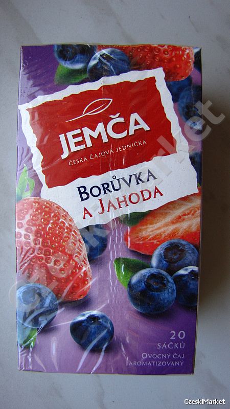 Jemca - Herbata Truskawka i Jagoda / borówka - 20 torebek