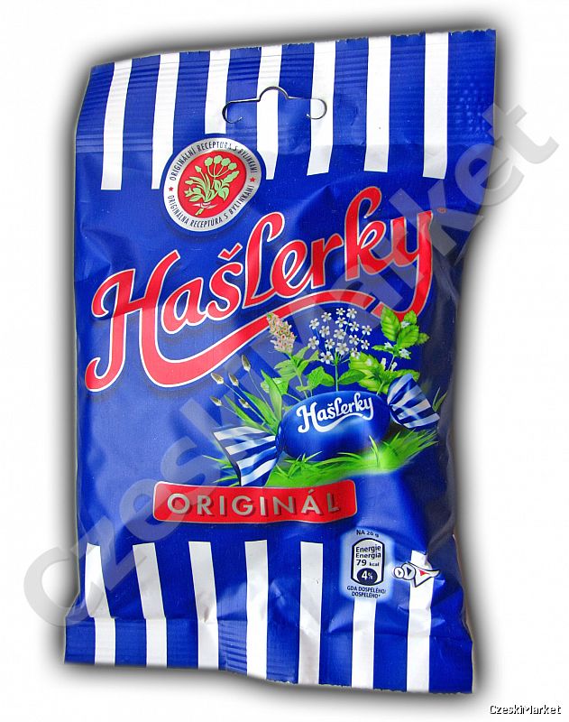 Cukierki Haslerky ziołowe haszlerky od 1920r - original 90 g gardło, chrypka