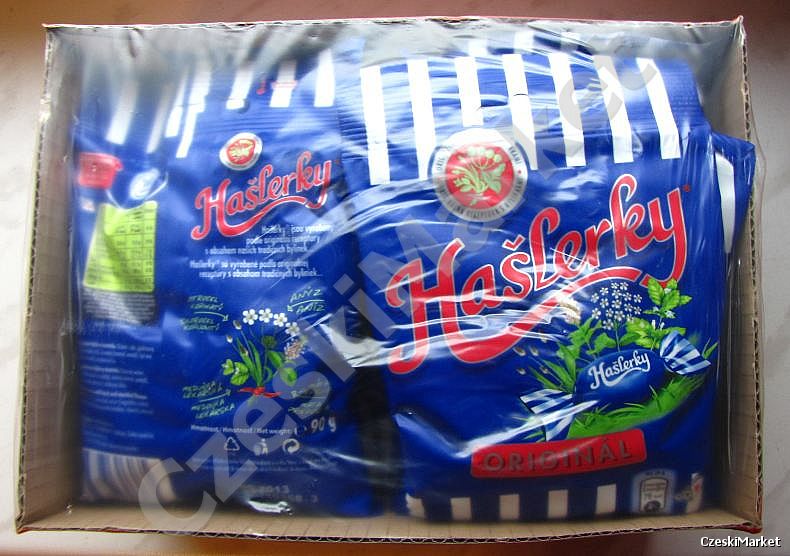 Cukierki Haslerky ziołowe haszlerky od 1920r - original 90 g gardło, chrypka