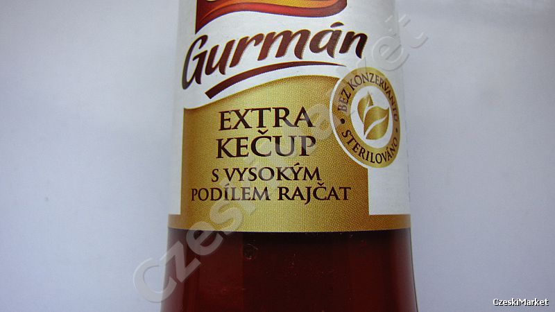 Otma Gurman Ketchup, keczup - czeski - łagodny - 310 g