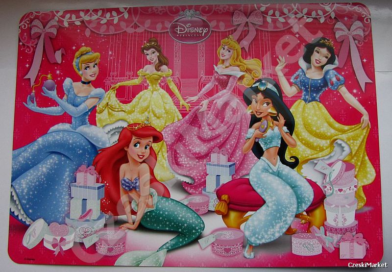 OSTATNIA SZTUKA Śliczna podkładka - Disney Księżniczki - na biurko , na stół