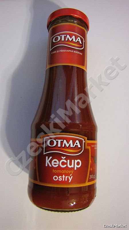 Otma Ketchup, keczup - czeski - ostry pikantny - 310 g , bez konserwantów