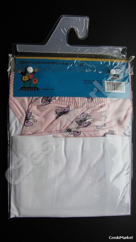 Spodenki i koszulka Krecik, może być jako piżamka, piżama 122-128