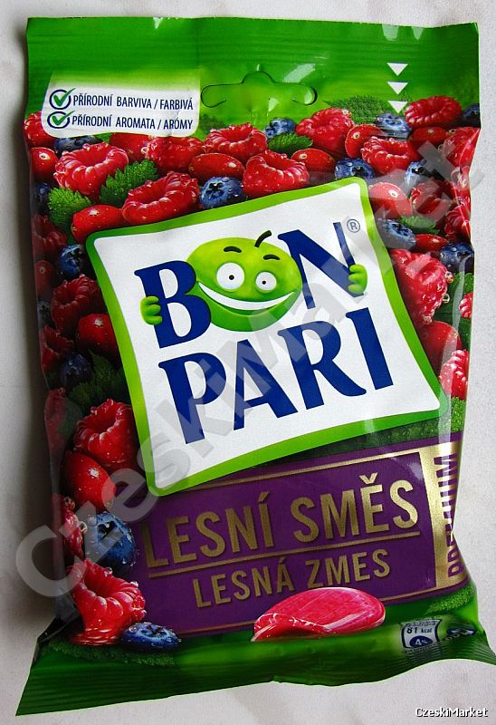 Bon Pari leśne - cukierki z nadzieniem - leśna mieszanka - premium