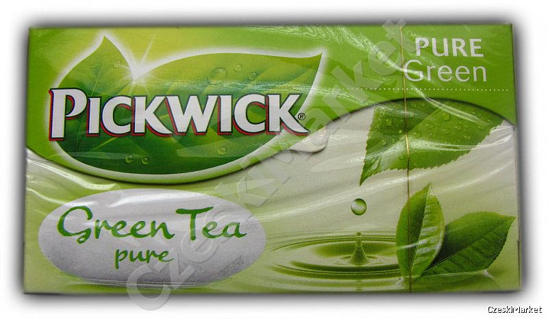 Pickwick Green Pure - Zielona Herbata - czysta zielona herbata 20 torebek