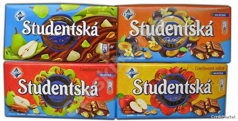 SUPER Zestaw 9 czekolad Studentska 2013/ 2014