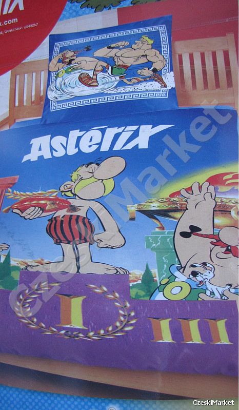Pościel - Asteriks i Obeliks na podium - wysoka jakość - bohaterowie komiksu i filmu