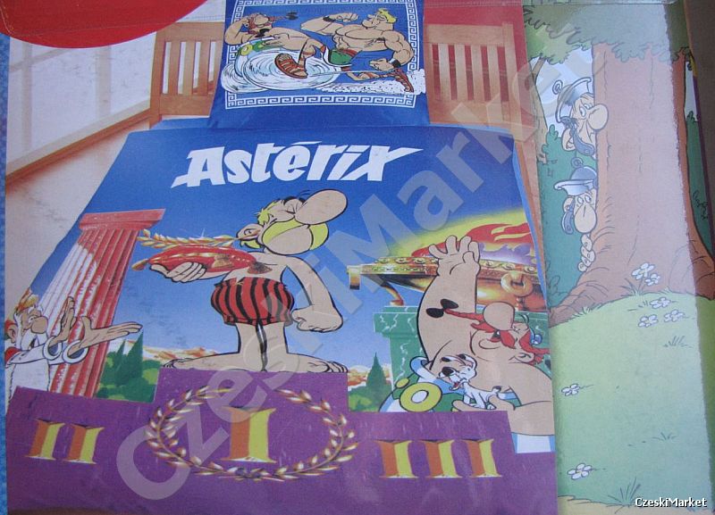 Pościel - Asteriks i Obeliks na podium - wysoka jakość - bohaterowie komiksu i filmu