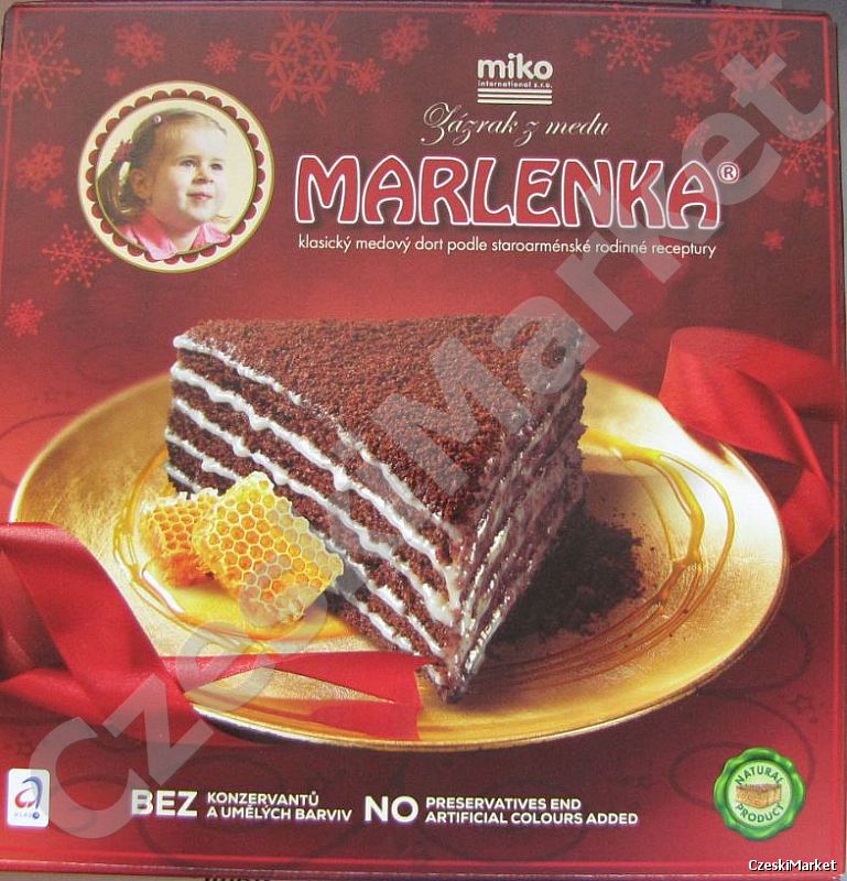 Marlenka ciasto miodowe - oryginalna - tort kakaowy - Dzień Babci, Dziadka, Dzień Kobiet, urodziny etc