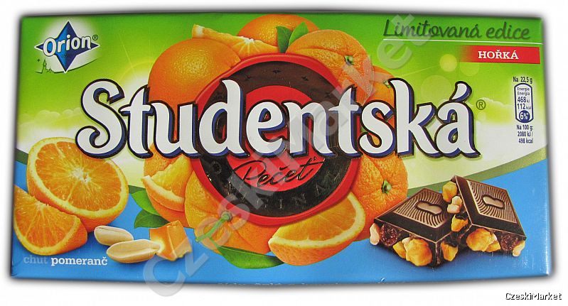 Zestaw 3 czekolad limitowanych Studentska 2014 - kokos, pomarańcza, ananas