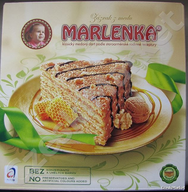 Marlenka - oryginalna - ciasto tort miodowy duży np. na Dzień Matki, Dzień Dziecka, Dzień Kobiet