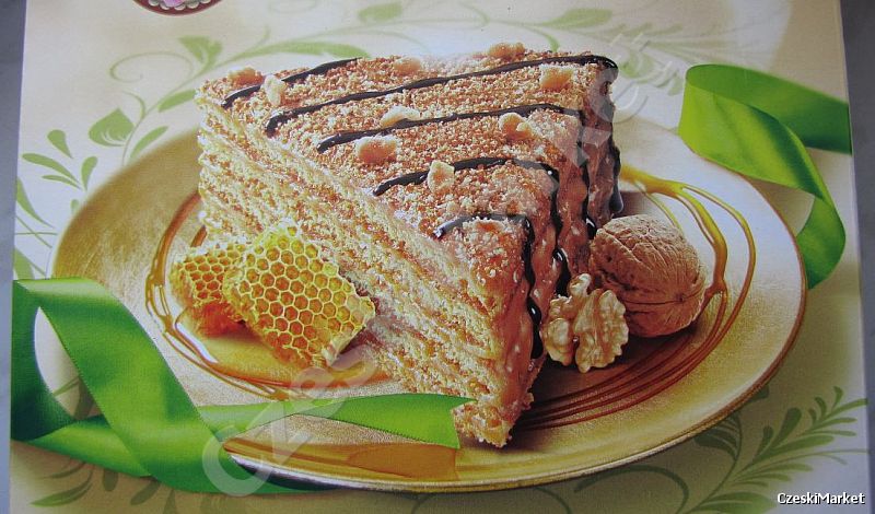 Marlenka - oryginalna - ciasto tort miodowy duży np. na Dzień Matki, Dzień Dziecka, Dzień Kobiet