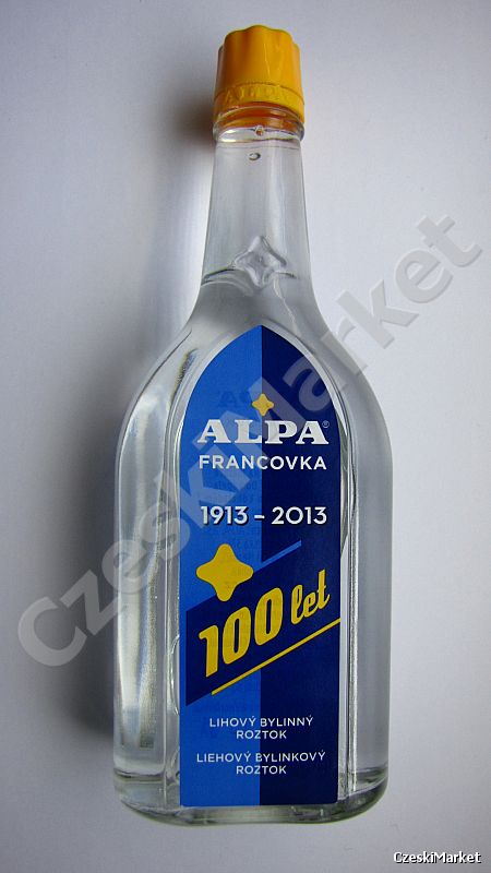 Alpa biała czeska Francovka francówka 160 ml (do masażu, do kąpieli, do okładów)