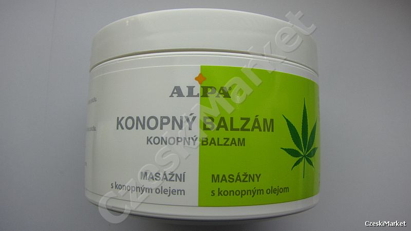 Alpa krem balsam maść konopna 250 ml do masażu z olejem konopnym - stawy, mięśnie, artretyzm, reumatyzm, łuszczyca