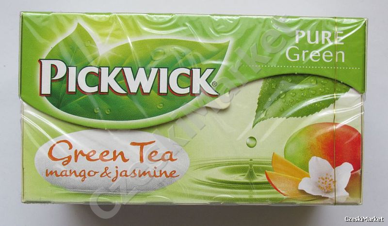 Pickwick - zielona herbata Mango z Jaśminem - 20 szt.
