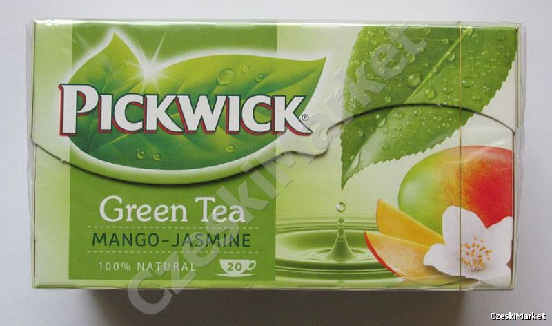 Pickwick - zielona herbata Mango z Jaśminem - 20 szt.
