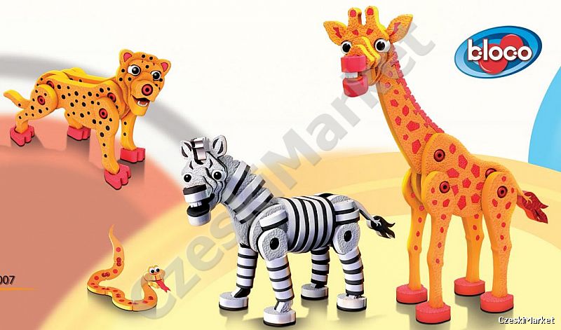 OSTATNIA SZTUKA WYPRZEDAŻ Safari zwierzęta Piankowe puzzle 350 elem