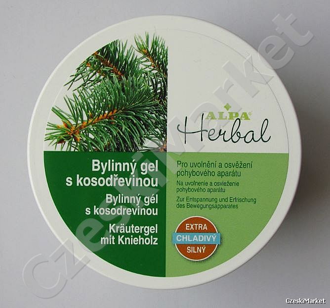 Alpa Herbal krem do masażu 250 ml z kosodrzewiną - extra chłodzący silny