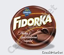 Fidorka wafelek - Fidorki czekoladowa gorzka 30 g lux (brązowa)
