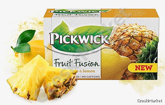 WYPRZEDAŻ Pickwick - herbata Ananas z cytryną Fruit Fusion