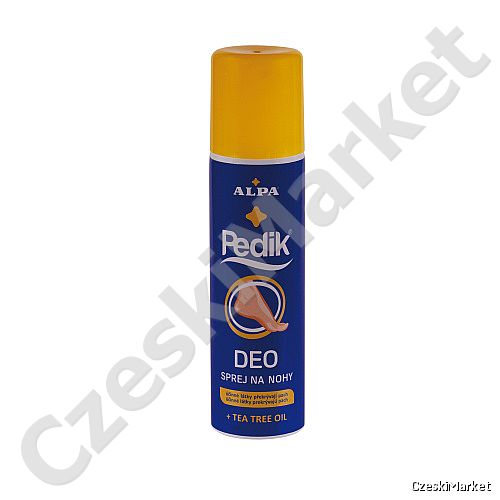 Alpa Pedik Deo dezodorant do stóp z olejkiem drzewa herbacianego 150 ml