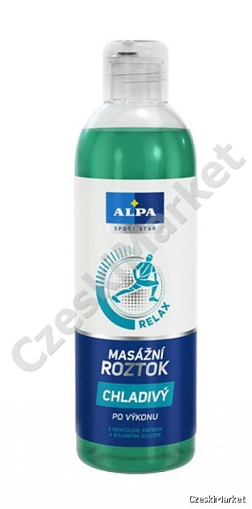 Alpa sport chłodząca 250 ml do masażu z mentolem i ekstraktami ziołowymi
