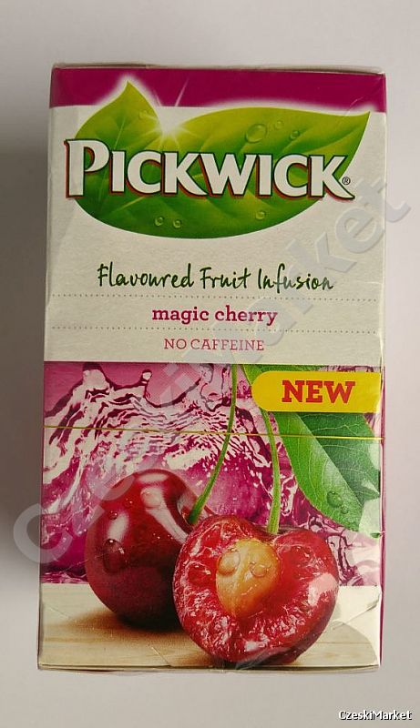 Pyszna herbata Pickwick Magiczna Wiśnia Magic Cherry - wiśniowa soczysta herbata owocowa