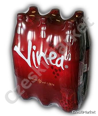 Zgrzewka 6 x Vinea 1,5L czerwona – niealkoholowy napój gazowany, wykonany na bazie winogron