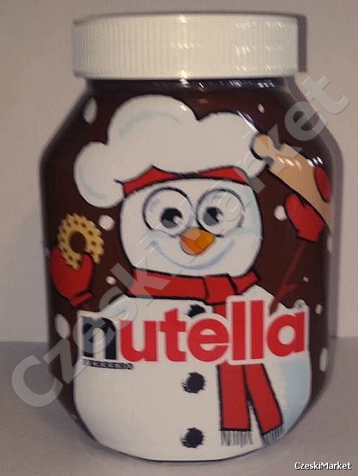 Okazja! dedykacja Specjalna Limitowana Nutella 1 kg w szklanym słoiku - BAŁWANEK