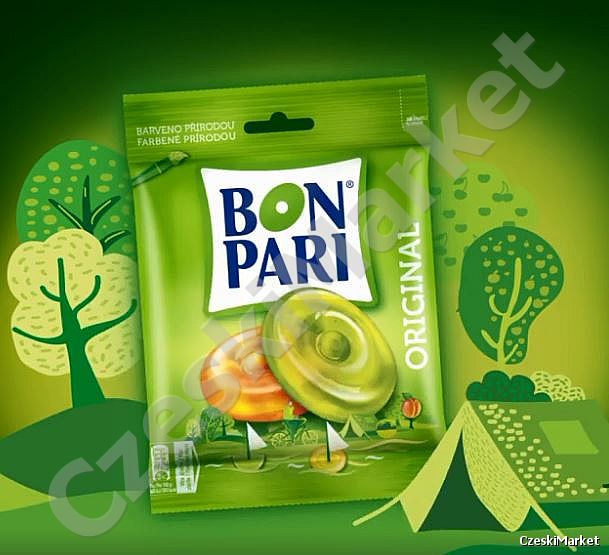 Bon Pari orginal oryginał - Bonpari owocowe cukierki 90 g roślinne ekstrakty i naturalne składniki
