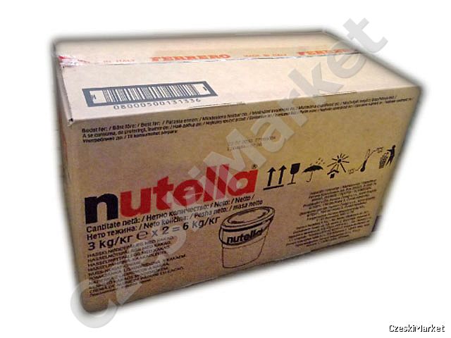 ZESTAW 2 x oryginalna Nutella 3 kg krem Ferrero