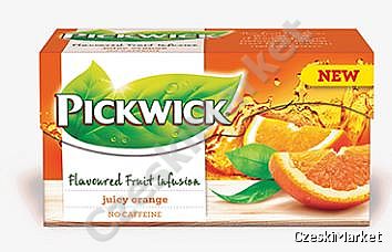 Soczysta Pomarańcza pomarańczowa NOWOŚĆ Herbata Pickwick - Juicy Orange 20 szt