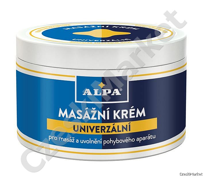 Alpa automasaż krem balsam z olejem mineralnym do masażu 250 ml - daje ulgę mięśniom sport