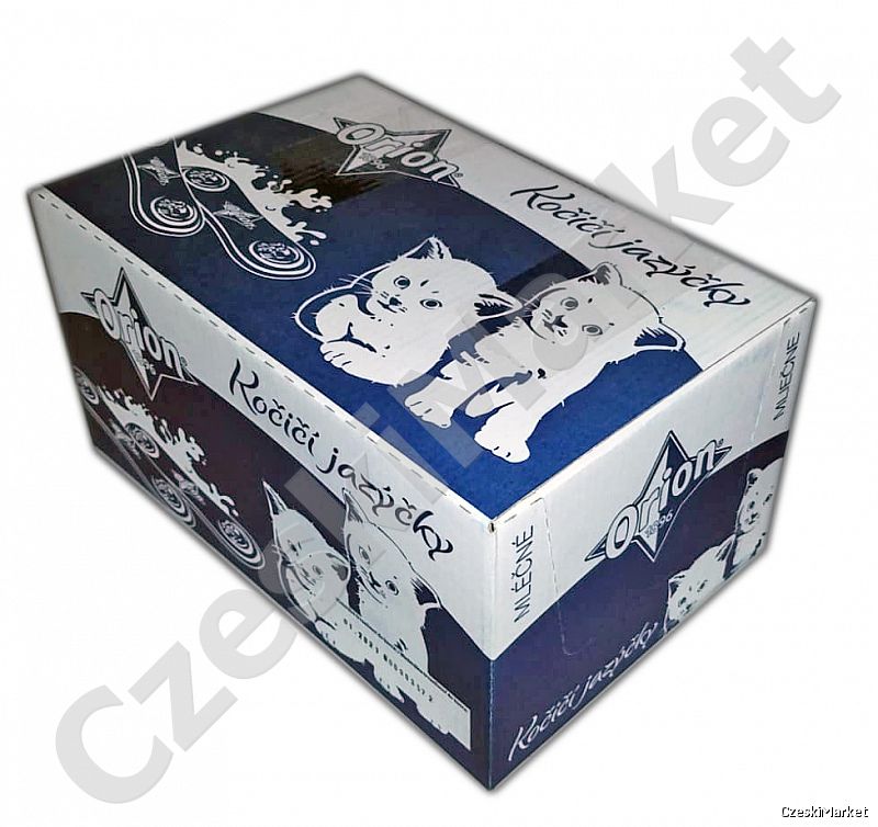PACZKA 40 opakowań - Kocie języczki - smaczne czekoladki w pudełku z kotkami