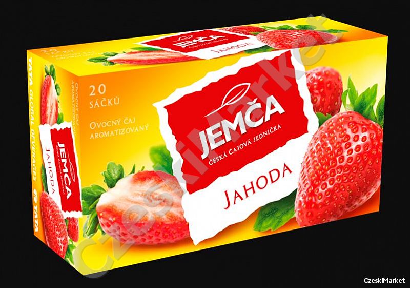 Jemca - Herbata Truskawka - 20 sztuk