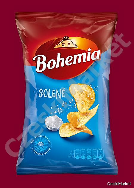 Chipsy Bohemia - solone 215 g