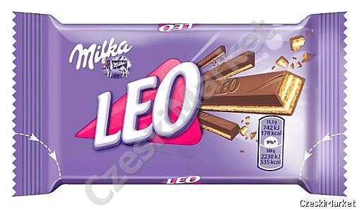 PROMOCJA Milka Leo wafelki w czekoladzie 33,3g - sztuka