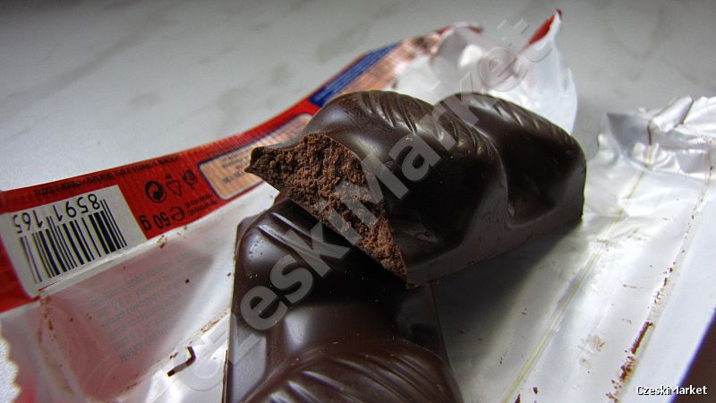 Kastany gorzka czekolada - batonik w gorzkiej czekoladzie (także do lodówki)  Kasztany Ledove