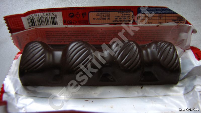 Kastany gorzka czekolada - batonik w gorzkiej czekoladzie (także do lodówki)  Kasztany Ledove