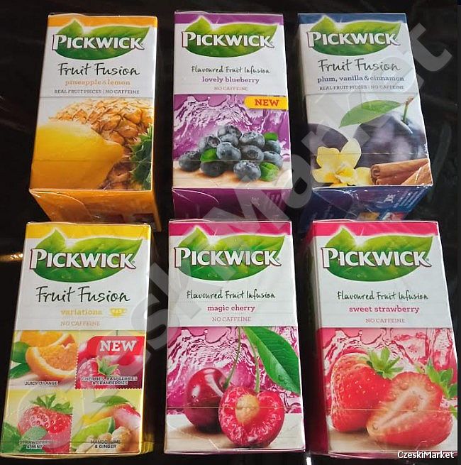 Zestaw 6 różnych herbat Pickwick