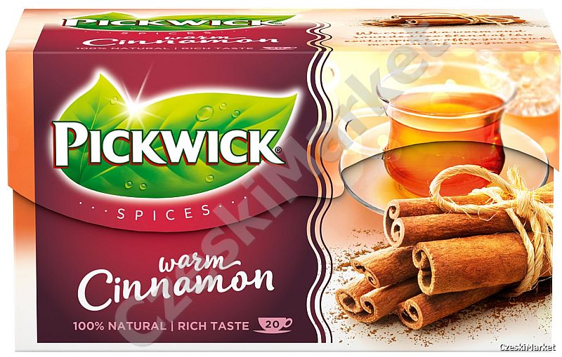 Pickwick - czarna herbata z cynamon 20 torebek