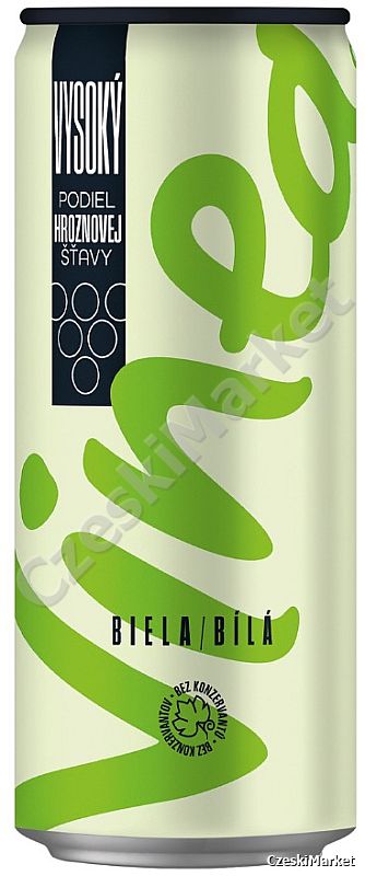 Vinea 330 ml puszka zielona – napój o smaku winogron